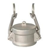 Corrosion-resistant stainless steel dust cap for pipe protection – 8" Dust Cap Stainless 316.