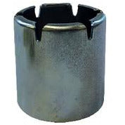 A metal crimp ferrule, likely made of brass, with a black hexagonal section on top for tightening. - 1-2 x 1-1-16 Crimplok Crimp Ferrule