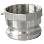 Stainless steel cam and groove adapter - 6 Part A Stainless 316
