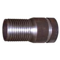 A stainless steel Victaulic crimplock comb nipple with barbed hose fittings - 3 Crimplok Combination Nipple Victaulic Stainless Steel 316