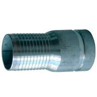 Heavy-duty Crimplok combination nipple with a Victaulic plated end, with a corrosion-resistant finish for industrial hose connections – 4 Crimplok Heavy-Duty Combination Nipple Victaulic Plated