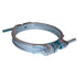 A metal double bolt clamp with a saddle and clamping mechanism. - 6-1-8 --6-7-8 Double Bolt
