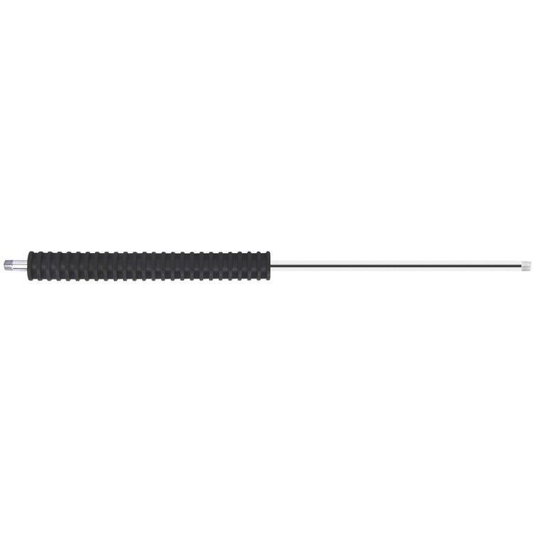 A 24 inch chrome-plated chromed steel vented grip wand for pressure washers - 24" Chromed Steel Vented Grip Wand