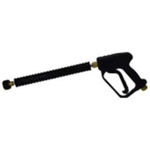 A black spray gun with an extended wand designed for high-pressure - Spray Gun with Extension 5000 PSI, 10.5 GPM, 300F