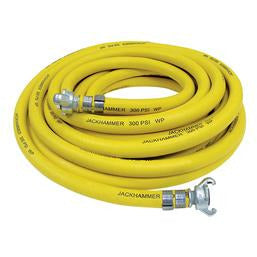 Jackhammer hose, 3/4" diameter, rated 300 PSI, yellow, 50-foot roll for heavy-duty pneumatic tools + 3/4" Jackhammer Hose 300 PSI Yellow 50' Roll