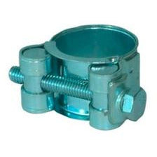 Light-duty Steel Hose Clamp, featuring a zinc-plated finish and a screw-tightening mechanism - 23-25 M6 Stain Maxi Clamp Light