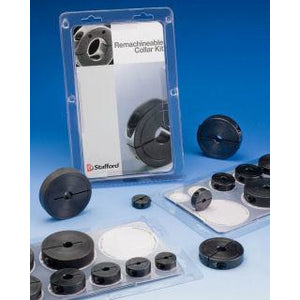 Remachineable Shaft Collar Kit Two-Piece Split Clamp-Type, Steel