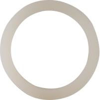 A white silicone gasket designed for plumbing and industrial applications. - 3 Silicone Gasket