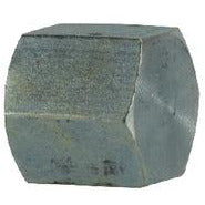 Precision-machined 316 stainless steel NPT hex pipe cap for plumbing and instrumentation use – 316 1/2 National Pipe Thread Hex Pipe Cap