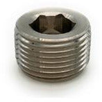 Corrosion-resistant 316 stainless steel hollow hex plug for industrial and marine applications – 316 3/8 National Pipe Thread Hollow Hex Plug